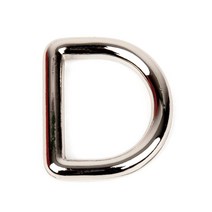 각 파이프 D링 20MM - 실버, 단품