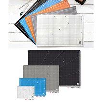 윈스타 칼라 커팅매트 A3(450x300) CM303 컷팅매트 데스크패드, 블랙