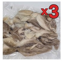 3개 묶음 국산 군산 손질 주꾸미 6~10마리 500g 세척후급냉 샤브샤브 볶음 덮밥용 캠핑 쭈꾸미