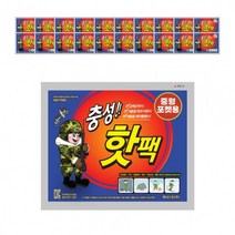 충성핫팩 포켓용 중형 100g x 20개, 상세페이지 참조