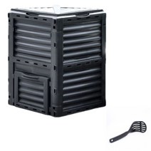 퇴비통 발효 음식물쓰레기 300L, 300L퇴비통 블랙 + 퇴비 공구 증정