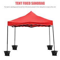 휴대용 야외 캠핑 텐트 무게 모래 가방 고정 선 쉼터 캐노피 다리 여행 간편한 운반 부품, 한개옵션0