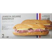 JOHNCOOK 존쿡 델리미트 잠봉뵈르 샌드위치 310g (2개입) / 프랑스편