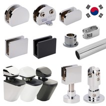 유리선반브라켓 펠리칸 다보 욕실 파티션 샤워부스 코너선반 젠다이브라켓 인조대리석 부스발, 1.유리선반다보 타원형(중), 1개
