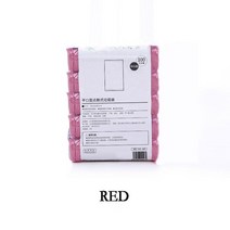 쓰봉 파란 검은 비닐 봉지 50리터 30리터 75리터 10리터 100리터 새로운 5 롤 1 팩 100pcs 가정용 일회용 쓰레기 파우치 주방 보관 쓰레기 봉투 청소 쓰레기 봉투, 빨간색, 45x50cm