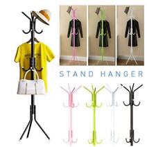 다봄마켓 [FASHION Stand Hanger] Premium 3단 스탠드 옷걸이 행거, 화이트