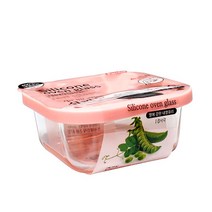 파미레 파미레실리콘오븐글라스-내열유리밀폐용기-정사각 310ml, 파미레 정사각형310ml