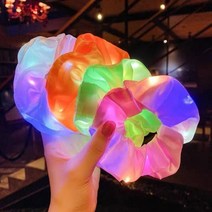LED 곱창 머리끈 밴드 파티 응원