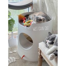 반려묘 고양이 스크래처 방석 하우스 화장실 집사