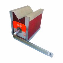 마그네틱 V블럭 브이블럭 게이지 사각 각도 밀링, 약한 자기 감지 50B(소형)