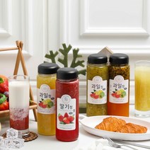 농부가 직접 만든 수제 과일잼 220g + 수제 과일청 500g 아이간식 간식만들기, 딸기, 키위레몬