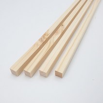 아이베란다 소나무 12x12x800mm 목재쫄대 나무쫄대 각목 원목 (3개묶음)