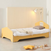 슈에뜨 1층 어린이 침대+노블 매트, 오크