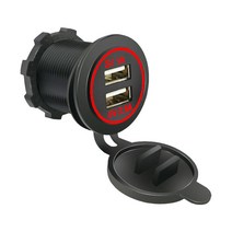 !junjjnag!9650ea 방우 3.1A USB 2포트 고속 충전 소켓 카라반 캠핑카, USB포트3.1A-2포트