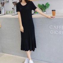 편한 엄마 아줌마 반팔 롱 원피스 여름 이쁜 여리여리