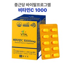 항산화 피로회복 비타민 영양제 종근당 고함량 비타민C 고용량 1000mg 100정 바이타민 바이탈프로그램