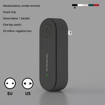 미니탁상용차량용원룸미세먼지공기청정기 xiaomi 휴대용 공기 청정기 음이온 공기 정화, 검은색, 영국