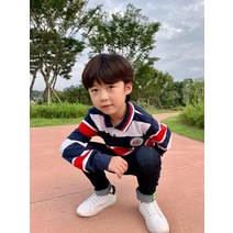 리바이스키즈 동아백화점 수성점 봄 가을 이월 스트라이프 피케티셔츠 VPF13QTS82NA