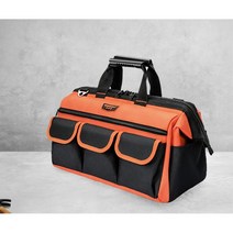 가구쇼파 비데 정수기 출장AS 공구가방 편한 휴대용공구 공구통 작업가방 공구박스, ORANGE+BLACK