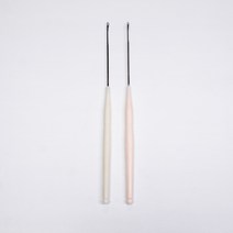 스킬자수바늘색상랜덤(머리사이즈1.5mm)1개, 1개
