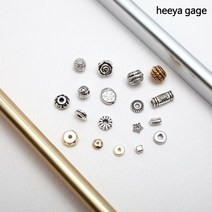 히야가게 메탈 참 21종 비즈 모음, A(20개)