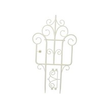 ZCD 식물 등반용 트렐리스 쌓을 수 있는 식물 트렐리스 화분에 심은 식물, 플라스틱, 하얀색