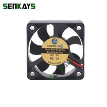 5010 DC 5V 12V 24V 듀얼 볼 베어링 냉각 팬 50MM 50x50x10mm 컴퓨터 CPU 쿨러 3D 프린터 XH2.5 용 소형, 02 Ball Bearing  12V