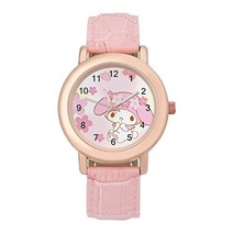 손목시계 mayhom 마이 멜로디 벚꽃 귀여운 싼 여자 가죽 시계 여성 걸스 학생 생일 선물 장난감 성인식 신학기