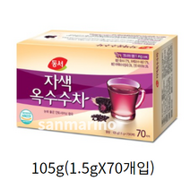 동서 자색 옥수수차 티백, 105g, 2개