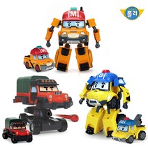 [ROI TOYS] 로보카폴리 변신로봇 3종세트(마크 버키 포처), 단품