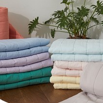 누빔 매트 워싱 침구 사각 퀼팅 카페트 이불패드 침대패드 고정밴드 매트리스 덮개, 포레스트그린