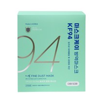 마스크케이 방역마스크 황사마스크 비말차단 KF94 1박스 50매입