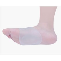 발 아치 패드 밴드 발바닥 건강 깔창 족저근막 밸런스 쿠션 피로 풋패드, 1개, 화이트 FREE