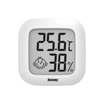 풀템 샤오미 2in1 온습도계, 화이트, 2개