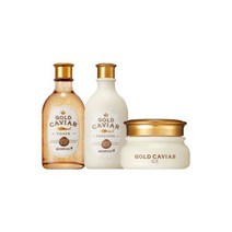 스킨푸드 골드 캐비어 이엑스3종 (토너+에멀전+크림)