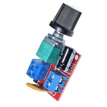 DC 모터 제어 용 공급 조절 가능한 전압 조절기 모터 속도 컨트롤러 용 DC3V-35V 최대 5A 속도 조절기 PWM