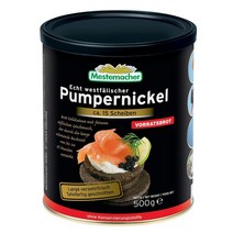 (독일직배) Mestemacher 메스테마허 펌퍼니클 호밀빵 500g 3팩 Pumpernickel wholemeal bread lunch box, 200ml, 1개