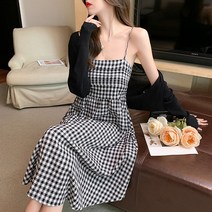 도니와 여성 체크뷔스띠에 미디원피스 끈원피스 플레어원피스 봄원피스 여름원피스 리조트룩 나시원피스 데이트룩 기본원피스 가을원피스 여행패션 신행원피스 피크닉룩 체크커플룩 데일리룩