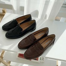 브링미[브링미슈2cm]클래식 라운드스티치로퍼(2color)