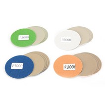 가성비 20pcs 3 인치 3000 /5000 /10000 그릿 사포 실리콘 카바이드 샌딩 디스크 연삭 연마 도구, 한개옵션0