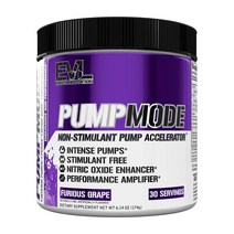 Evlution Nutrition 에볼루션 뉴트리션 펌프 모드 그래이프 174g(6.14oz) Pump Mode Furious Grape, 1개, 174g