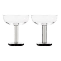 톰딕슨 퍽 쿠페 글라스 잔 2개 세트 스모크