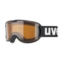 우벡스 UVEX 남여공용 스카이퍼 P 스키 고글 단일 사이즈, 단일 크기, 블랙