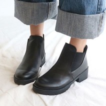 앵클부츠 둥근코 앵글 워커 첼시부츠 여성부츠천만의쇼핑