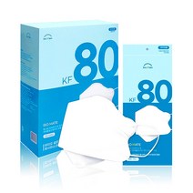 바이오셀프케어 KF80 마스크 대형 화이트 개별포장 50매x1박스, 50매, 1개
