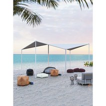 알루미늄 야외정자 파고라 호텔 전망대 퍼걸러, 카키 국산원단 (2.5x2.5m)