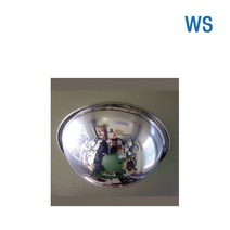 WS 돔 반사경 360도 반사경 아크릴 플리카보네이트 천장이나 벽면 부착, 1개