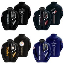 미식축구 NFL 시그니처 맨투맨 후드집업 후드티 F