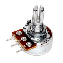아두이노 가변저항 가변저항기 모델 WH148 (Potentiometer-10K 100K 1M Ohm) Nut Washer 포함 0.1%의 비밀, 100K Ohm