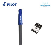 파이롯트 카쿠노 만년필 + 카트리지 5p 세트, F, L(만년필), 블랙(카트리지)